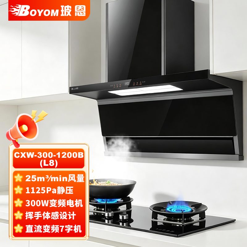 玻恩吸油烟机 L8