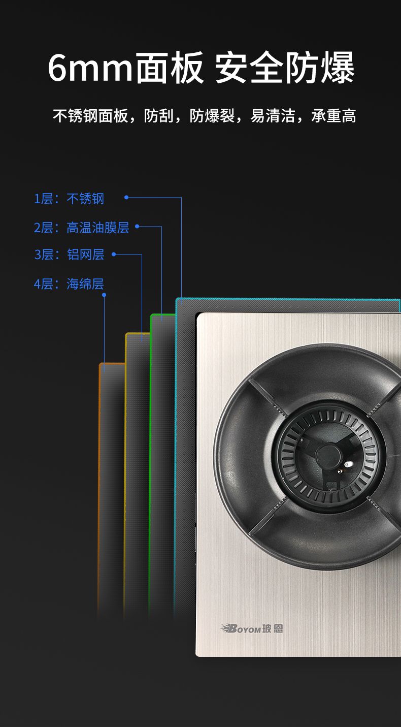 玻恩燃气灶 A37B