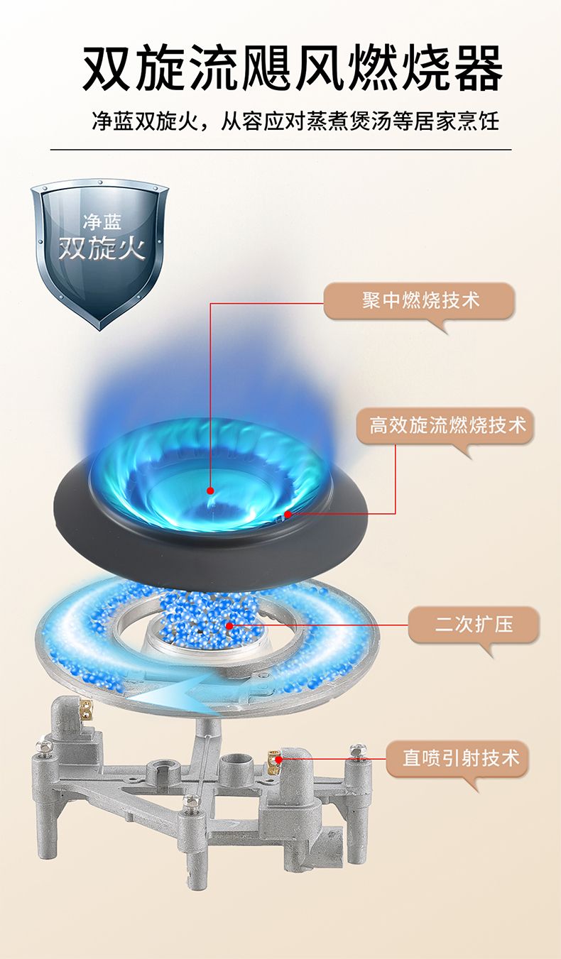 玻恩燃气灶 B55B
