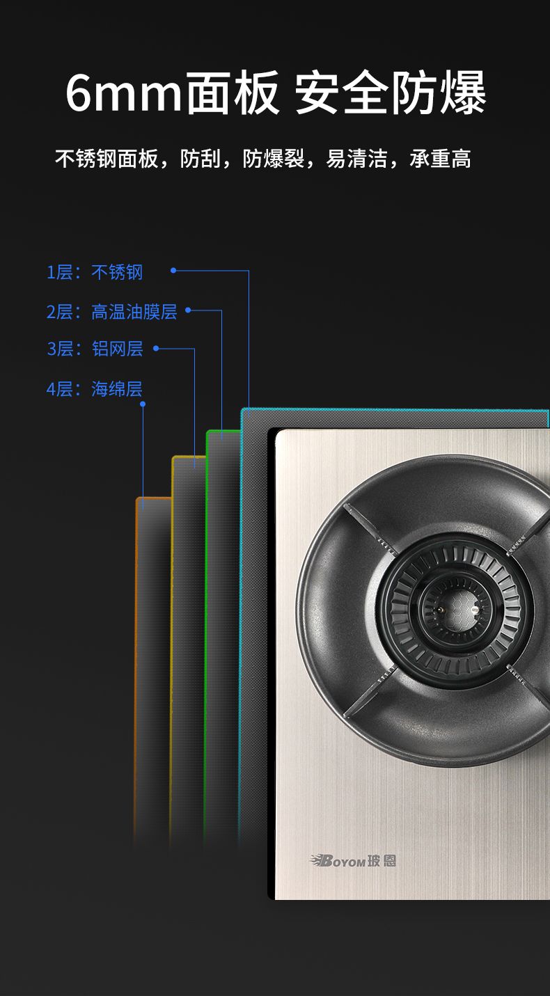 玻恩燃气灶 B57B