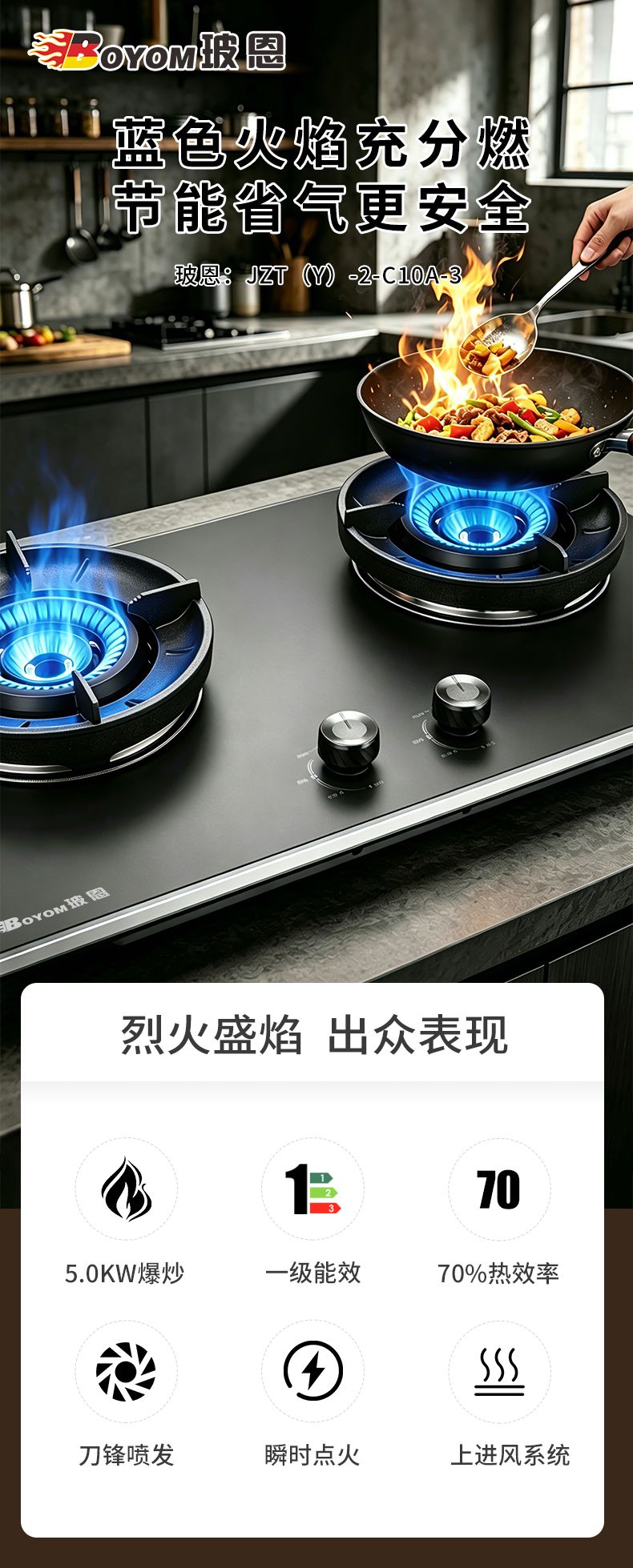 玻恩燃气灶 C10A-3