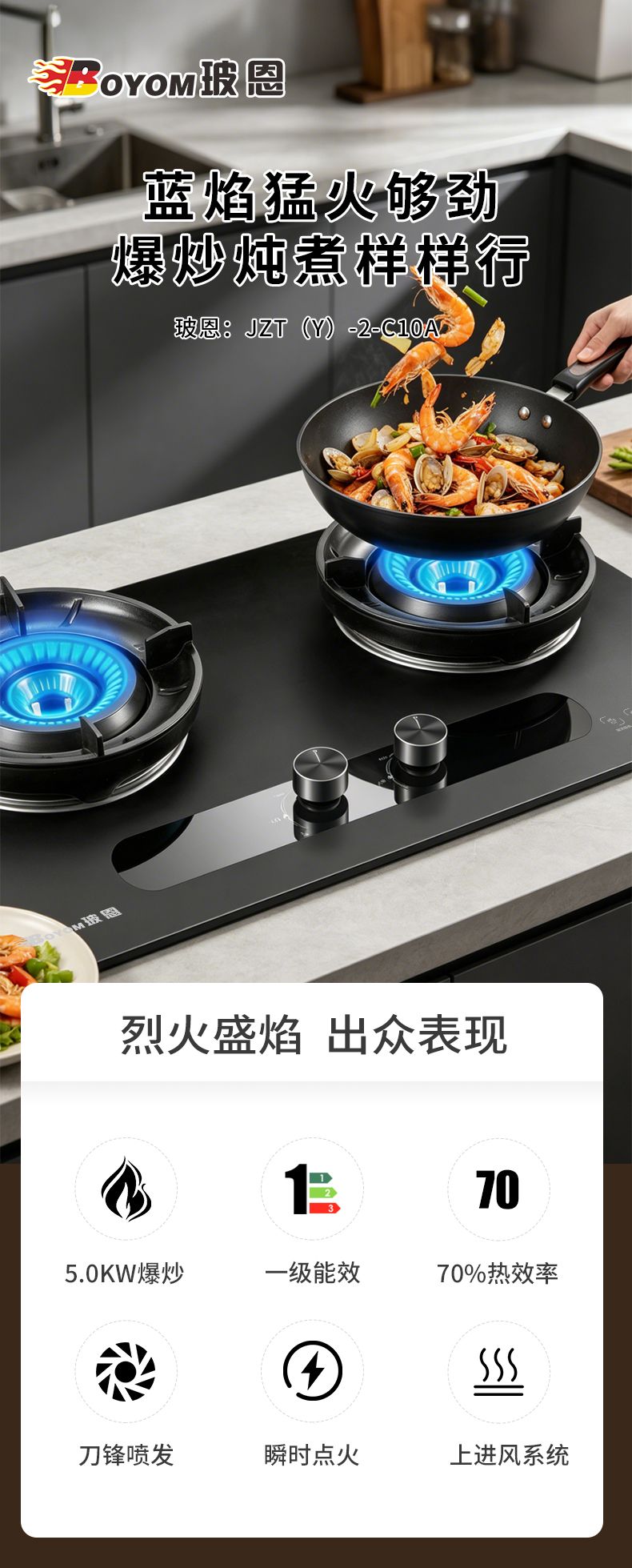 玻恩燃气灶 C10A