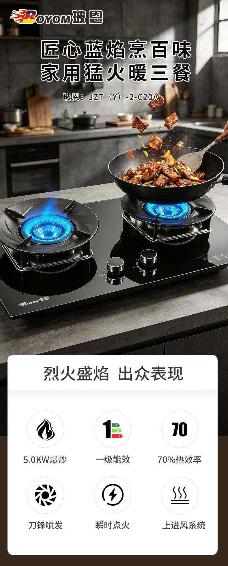 玻恩燃气灶 C20A