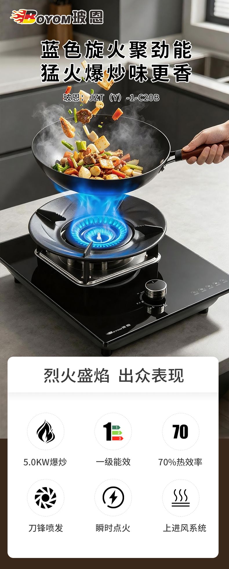 玻恩燃气灶 C20B